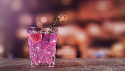Autumn fig cocktail