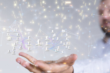 team hierarchy connection group digital