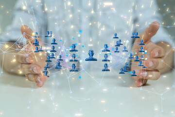 team hierarchy connection group digital