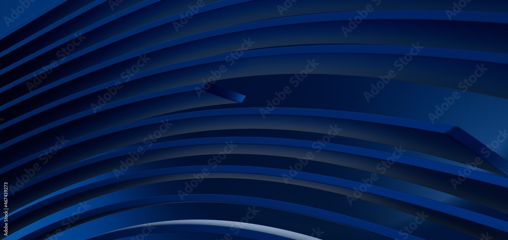 Wall mural geometric blue ice lines poly background