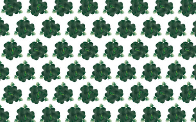 Seamless pattern with beautiful lotus flower and colorful