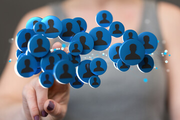 internet net and data digital concept