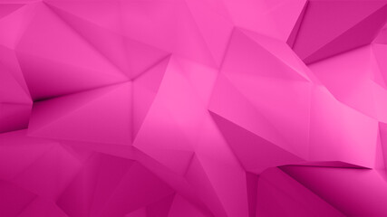Fototapeta premium Geometric abstract pink background