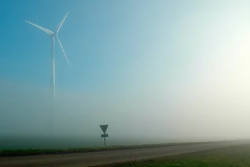 Foto op Plexiglas Windenergy in Flevoland Netherlands © Ruud
