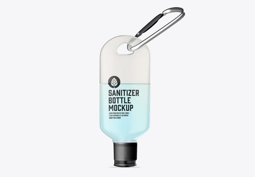Hand Sanitizer Bottle Mockup