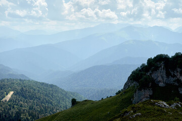 Caucasian State Natural Biosphere Reserve named after Kh.G. Shaposhnikov. Lago-Naki plateau. Russia.