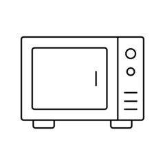 Creative cooking microwave oven stock icon