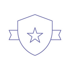 creative badge ribbon icon vector