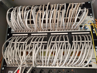 Electrical control panel, industrial electrical equipment.