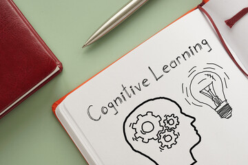 Cognitive learning is shown on the business photo using the text