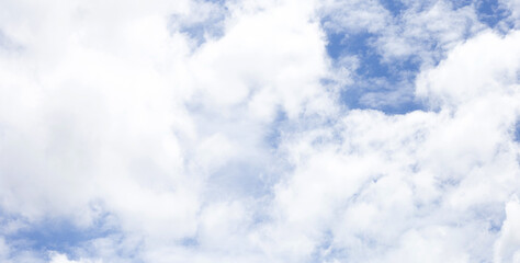 Cloud with blue sky background