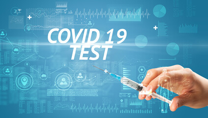 Syringe needle with virus vaccine