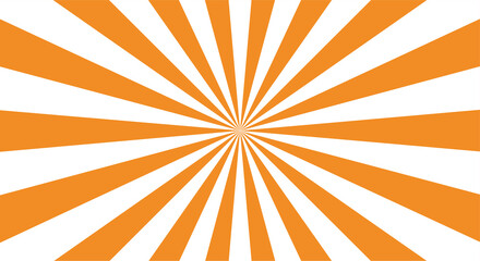Sunburst or sun burst retro background. Ray stripes.