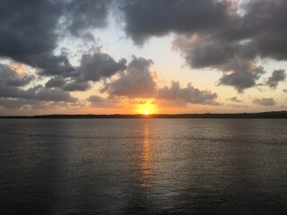 Sunset in João Pessoa, Brazil