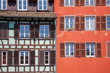 Obraz premium Hausfassaden, Straßburg