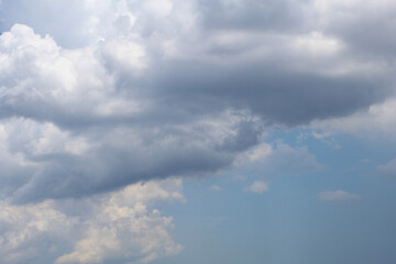 blue sky with clouds