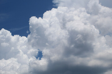 blue sky with clouds