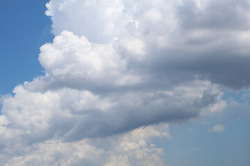 blue sky with clouds