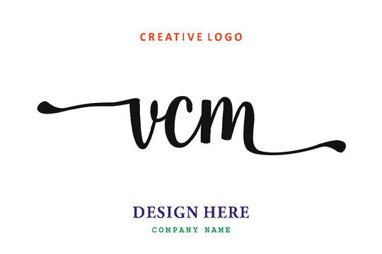 VCM lettering logo is simple, easy to understand and authoritative