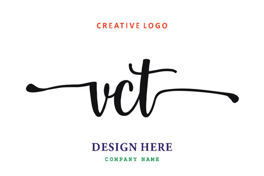 VCT lettering logo is simple, easy to understand and authoritative