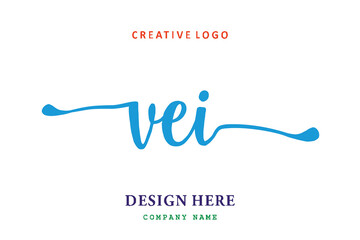 VEI lettering logo is simple, easy to understand and authoritative