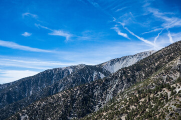 Obraz premium View of Mount Baldy in California