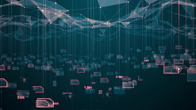 Global cybersecurity big data connectivity cloud computing internet of things 