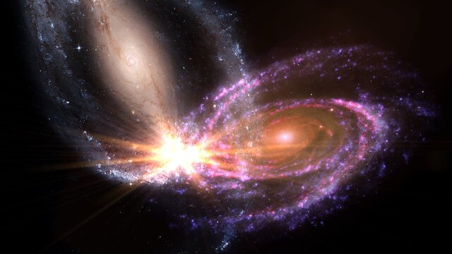 cience fiction wallpaper. Beauty of deep space. Colorful graphics for background, like water waves, clouds, night sky, universe, galaxy, Planets