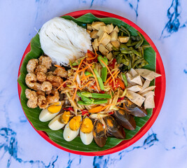 Spicy Thai Salads and Mixed Spicy Thai Food