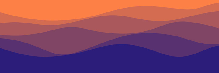sunrise color wave pattern vector illustration good for background, wallpaper, backdrop, graphic resource, design template and web banner	