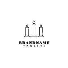 chandelier logo icon design template vector