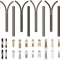 A piece of zipper for use in the converter. For design © tawipop