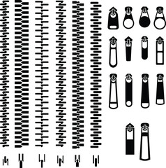 A piece of zipper for use in the converter. For design © tawipop