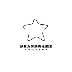 star logo icon design vector illustration