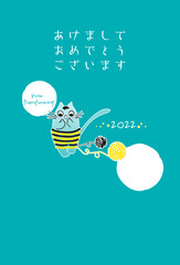 虎に変身中～ブルー〜。