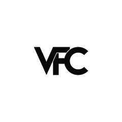 vfc initial letter monogram logo design
