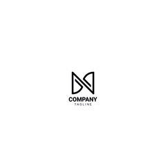 The monogram N logo has the meaning of unification of creativity is luxury. suitable for industrial companies or businesses, architects, construction, technology, health, entertainment, agriculture, f