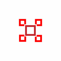 modern and minimalistic geometric logo vector design