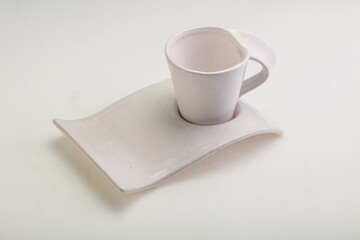 Empty cup for tea or coffee