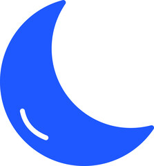 Moon Vector Icon That Can Easily Modified Or Edit

