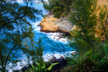 Le Cap Jaune, Saint Joseph, Reunion Island - obrazy, fototapety, plakaty