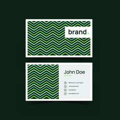 business card template with line style look georgeous 