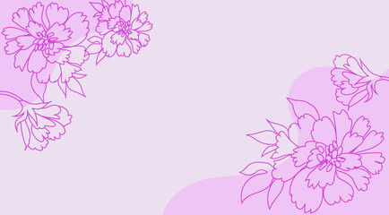 Wedding invitation backdrops and frames, social media tales wallpapers, premium stationery and greeting card designs - vector design templates in a basic modern style with copy space for text, flowers