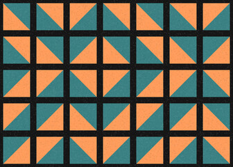 Abstract Geometric Pattern generative computational art illustration