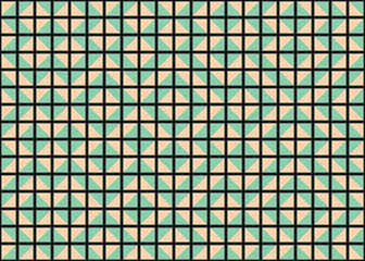 Abstract Geometric Pattern generative computational art illustration