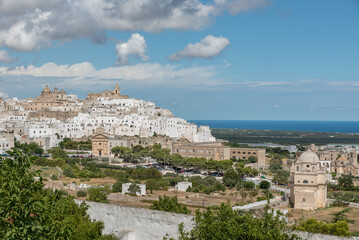 Ostuni Puglia streets buildings