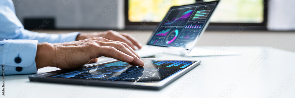 Poster kpi business analytics data dashboard