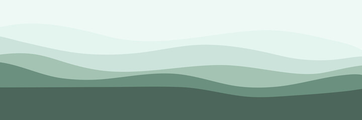 green wave pattern  vector illustration good for web banner, ads banner, tourism banner, wallpaper, background template, and backdrop