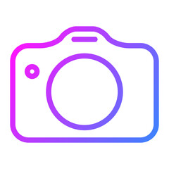 Gradient camera icon