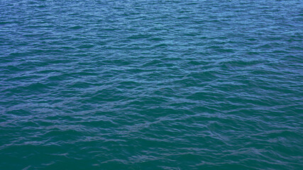 Texture of the water surface of the sea